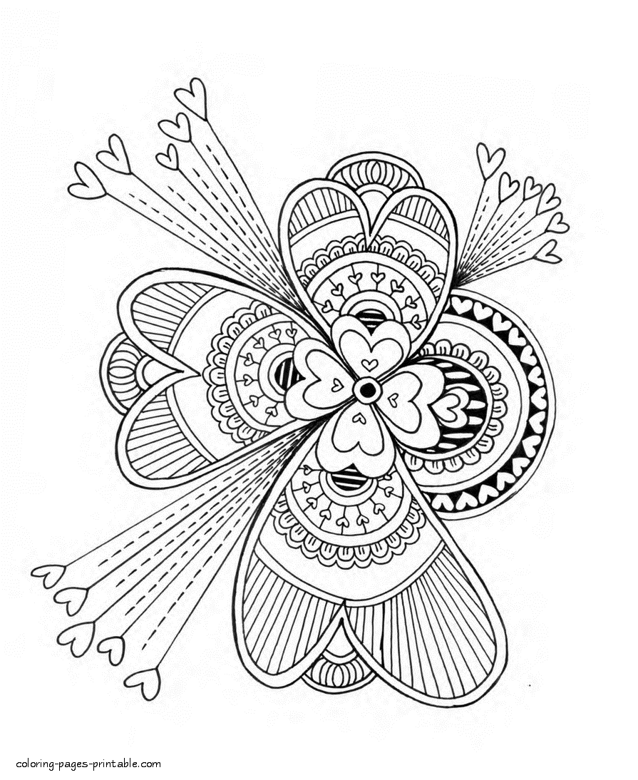 Unreal Flower Coloring Pages
