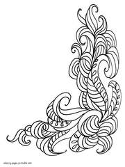 Free Printable Flower Relaxation Coloring Sheets