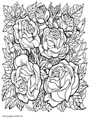 Download 130 Flower Coloring Pages For Adults Free