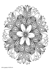 The Flower Garden Coloring Book To Print