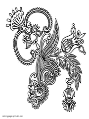Fabulous Flowers Coloring Pages
