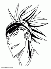 Bleach animation coloring pages to print