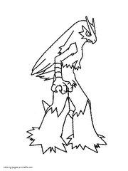 Coloring pages to print of anime. Download Pokemon free