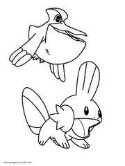 Pokemon pictures to color with paints