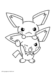 Pokemon coloring pictures to print on paper