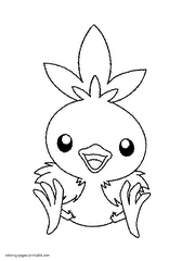 Free Pokemon game printable coloring pages