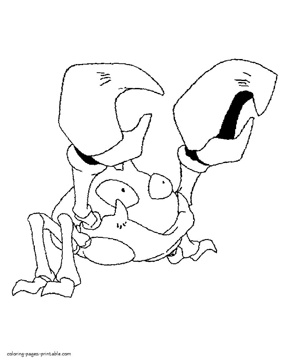 Coloring pages Pokemon || COLORING-PAGES-PRINTABLE.COM