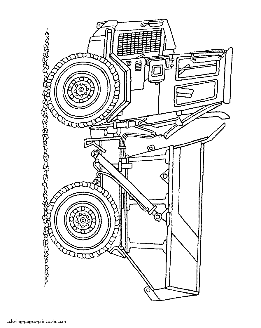 Free dump truck coloring sheets