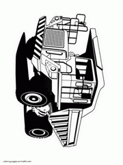 Printable dump truck coloring pages free