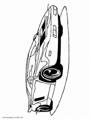 Coloring pages of sports cars to print