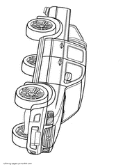 Pickup truck coloring pages. Mazda car