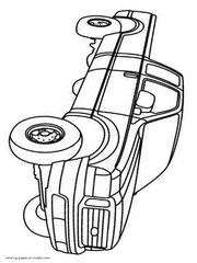 Pickup truck. Ford cars coloring pages