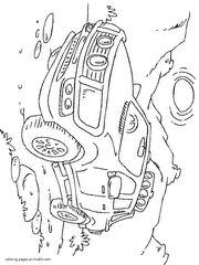 Pickup coloring page that you can print