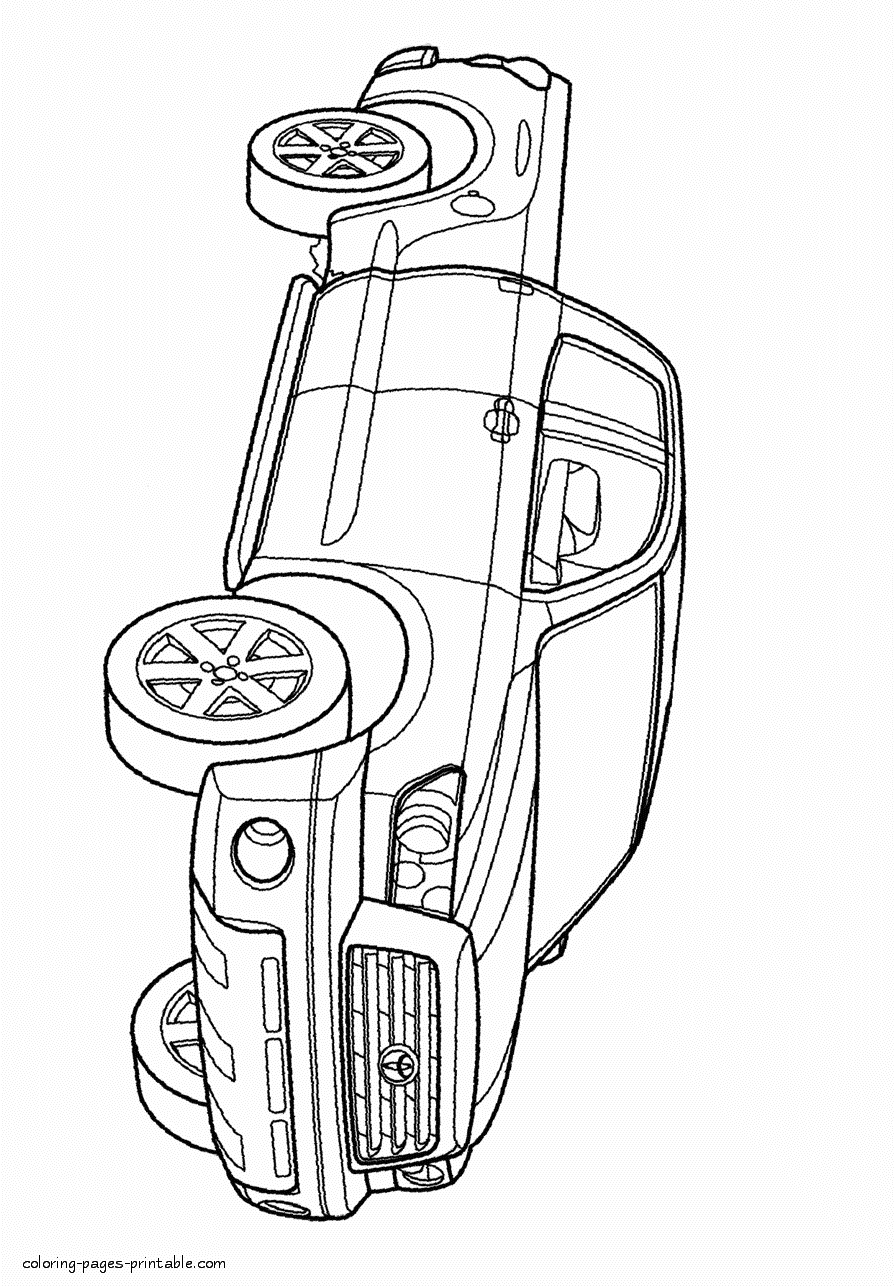 Pickup Truck Coloring Pages Toyota COLORING PAGES PRINTABLE COM