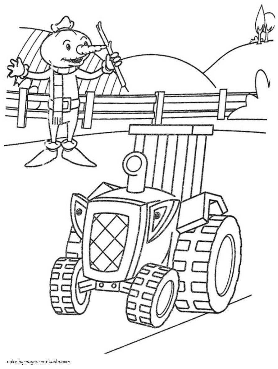 Bob the Builder coloring pages 12