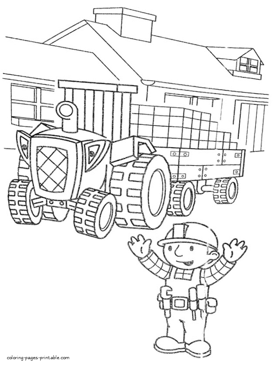 Bob the Builder coloring pages 19