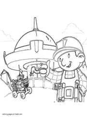 Bob the Builder coloring pages 1