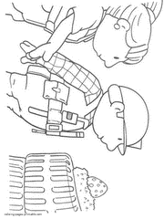 Bob the Builder coloring page 2