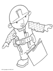 Bob Builder coloring pages 1