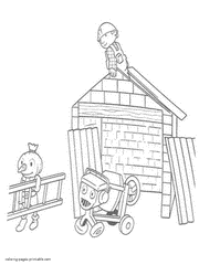 Bob the Builder colouring page 3
