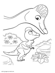 Dinosaur Train coloring book printable