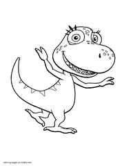 Coloring pages of dinosaurs free