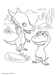Dino Buddy - coloring pages