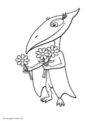 108 Dinosaur Train Coloring Pages Free Printable Pictures