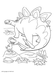 Dinosaur Train coloring sheets - free