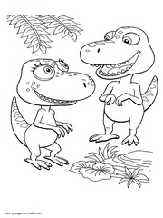 Dinosaur Train coloring book