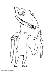 Dinosaur Train coloring pages characters