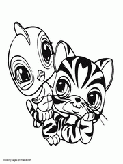 My littlest pet shop coloring pages. Print it for girl