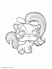 Print out Littlest pet shop coloring pages for kids