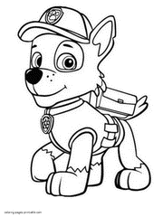 Printable coloring pages Paw Patrol