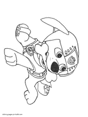 Free coloring pages of Paw Patrol