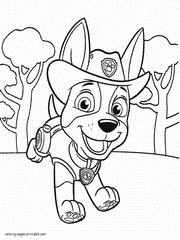  Printable  coloring  pages  of Paw  Patrol  characters 