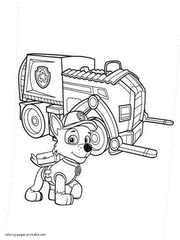 Paw Patrol free printable coloring pages