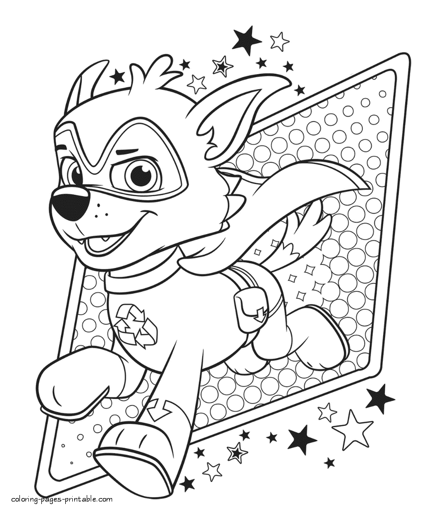 Free Paw Patrol coloring book printable || COLORING-PAGES-PRINTABLE.COM