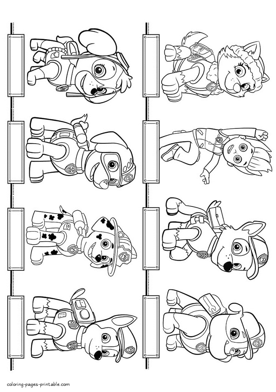 Paw Patrol Coloring Sheets Free For Kids Coloring Pages Printable Com