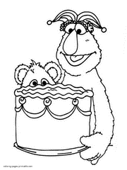 Sesame Street coloring pages pdf for free