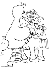 Sesame Street coloring sheets for your kid