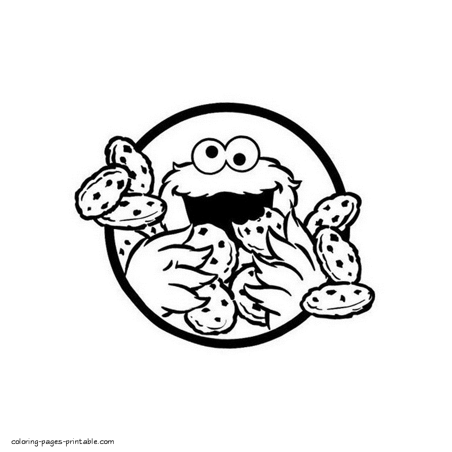 Sesame Street coloring books. Printable and free