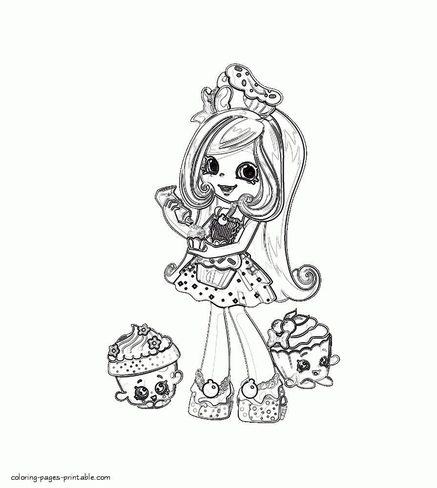 Coloring pages for Shopkins