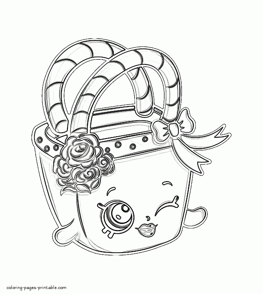 Printable Shopkins coloring pages