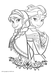 Frozen Coloring Pages Free Printable Pictures For Girls