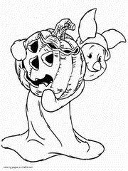 Holiday coloring pages for kids. Halloween