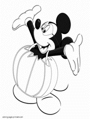 Disney Halloween coloring pages. Free download and print