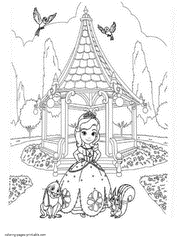 Free printable coloring pages Sofia the First