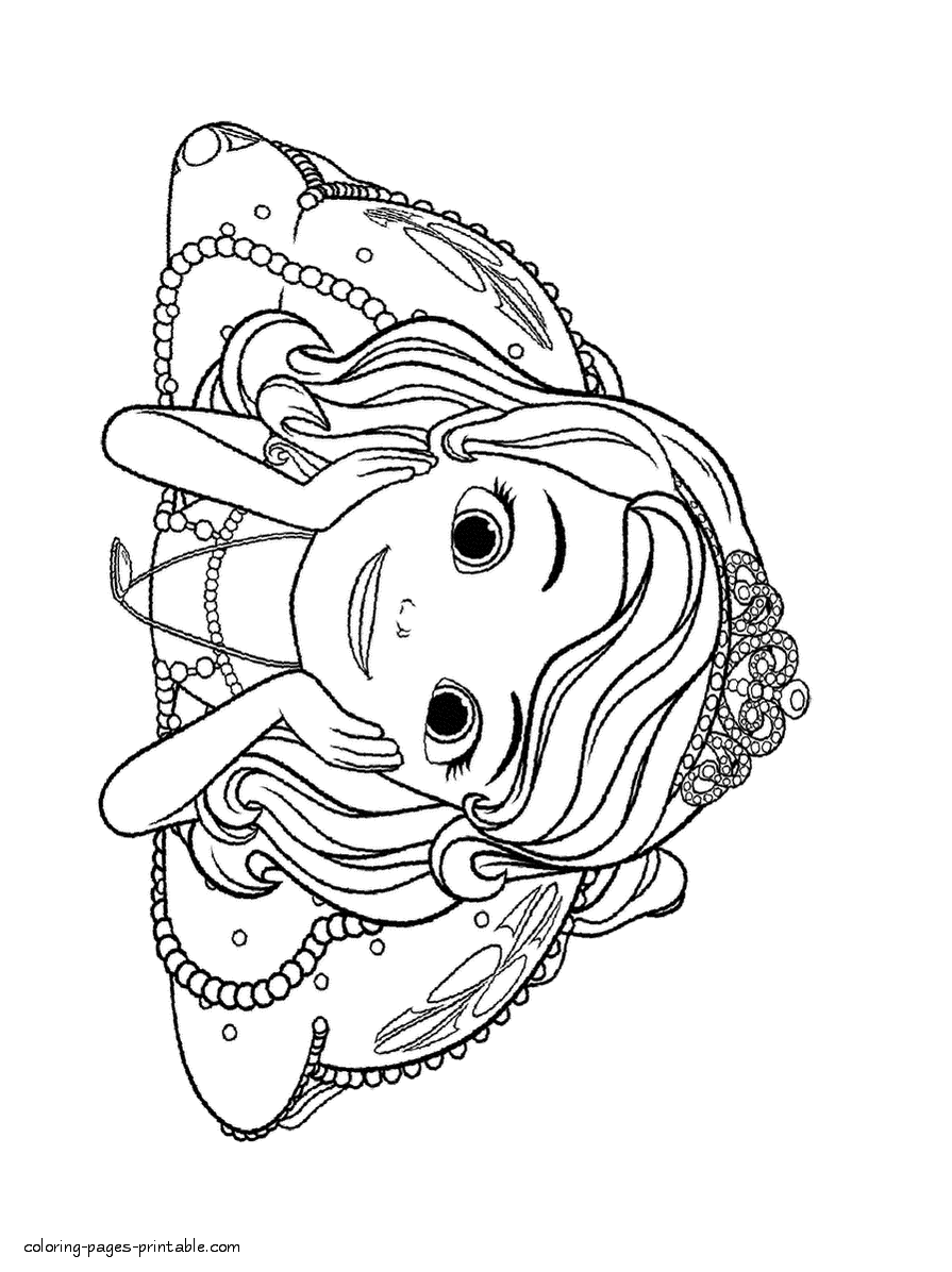 Sofia the First coloring sheet printable