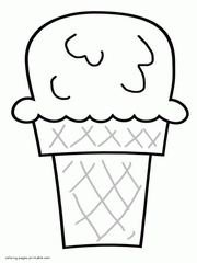 Ice cream coloring pages free printable and downloadable